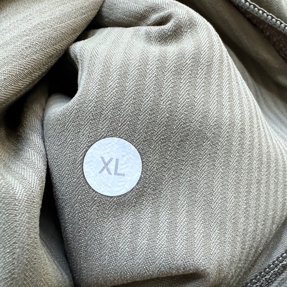 Lululemon Mens Hoodie Full Zip Striped Sweater Green Jacket Size XL - Picture 6 of 6